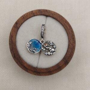 925 Sterling Silver Olaf Frozen Dangle Charm